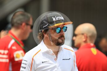 World © Octane Photographic Ltd. Formula 1 – Monaco GP - Paddock. McLaren MCL33 – Fernando Alonso. Monte-Carlo. Thursday 24th May 2018.