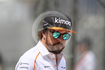 World © Octane Photographic Ltd. Formula 1 – Monaco GP - Paddock. McLaren MCL33 – Fernando Alonso. Monte-Carlo. Thursday 24th May 2018.