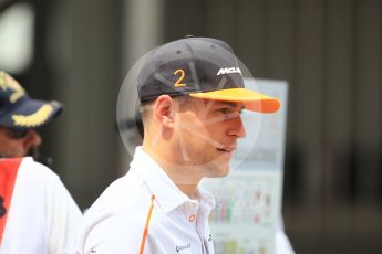 World © Octane Photographic Ltd. Formula 1 – Monaco GP - Paddock. McLaren MCL33 – Stoffel Vandoorne. Monte-Carlo. Thursday 24th May 2018.