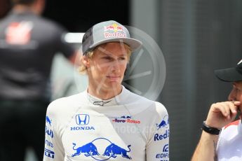 World © Octane Photographic Ltd. Formula 1 – Monaco GP - Paddock. Scuderia Toro Rosso STR13 – Brendon Hartley. Monte-Carlo. Thursday 24th May 2018.