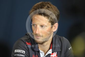 World © Octane Photographic Ltd. Formula 1 – Monaco GP –Drivers Press Conference. Haas F1 Team – Romain Grosjean. Monte-Carlo. Wednesday 23rd May 2018.