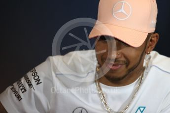 World © Octane Photographic Ltd. Formula 1 – Monaco GP –Drivers Press Conference. Mercedes AMG Petronas Motorsport - Lewis Hamilton. Monte-Carlo. Wednesday 23rd May 2018.