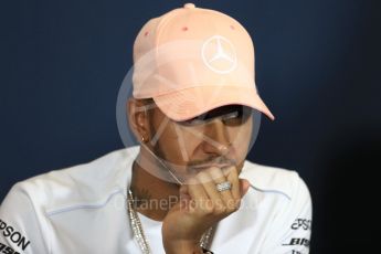 World © Octane Photographic Ltd. Formula 1 – Monaco GP –Drivers Press Conference. Mercedes AMG Petronas Motorsport - Lewis Hamilton. Monte-Carlo. Wednesday 23rd May 2018.
