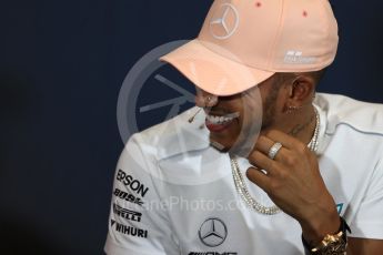 World © Octane Photographic Ltd. Formula 1 – Monaco GP –Drivers Press Conference. Mercedes AMG Petronas Motorsport - Lewis Hamilton. Monte-Carlo. Wednesday 23rd May 2018.