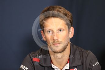 World © Octane Photographic Ltd. Formula 1 – Monaco GP –Drivers Press Conference. Haas F1 Team – Romain Grosjean. Monte-Carlo. Wednesday 23rd May 2018.