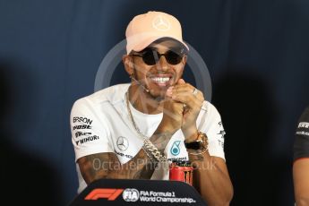 World © Octane Photographic Ltd. Formula 1 – Monaco GP –Drivers Press Conference. Mercedes AMG Petronas Motorsport - Lewis Hamilton. Monte-Carlo. Wednesday 23rd May 2018.