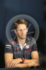 World © Octane Photographic Ltd. Formula 1 – Monaco GP –Drivers Press Conference. Haas F1 Team – Romain Grosjean. Monte-Carlo. Wednesday 23rd May 2018.