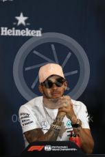 World © Octane Photographic Ltd. Formula 1 – Monaco GP –Drivers Press Conference. Mercedes AMG Petronas Motorsport - Lewis Hamilton. Monte-Carlo. Wednesday 23rd May 2018.