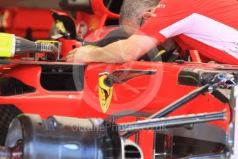 World © Octane Photographic Ltd. Formula 1 – Monaco GP - Setup. Scuderia Ferrari SF71-H. Monte-Carlo. Wednesday 23rd May 2018.