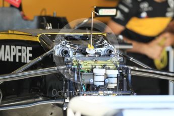 World © Octane Photographic Ltd. Formula 1 – Monaco GP - Setup. Renault Sport F1 Team RS18. Monte-Carlo. Wednesday 23rd May 2018.