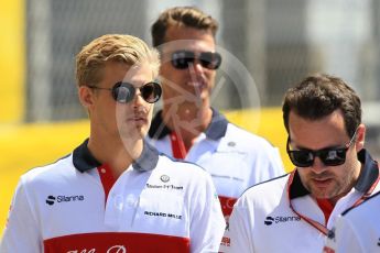 World © Octane Photographic Ltd. Formula 1 – Monaco GP - Setup. Alfa Romeo Sauber F1 Team C37 – Marcus Ericsson. Monte-Carlo. Wednesday 23rd May 2018.