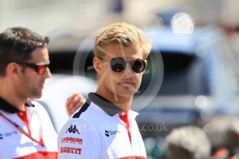 World © Octane Photographic Ltd. Formula 1 – Monaco GP - Setup. Alfa Romeo Sauber F1 Team C37 – Marcus Ericsson. Monte-Carlo. Wednesday 23rd May 2018.