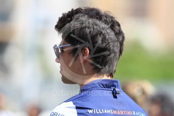 World © Octane Photographic Ltd. Formula 1 – Monaco GP - Setup. Williams Martini Racing FW41 – Lance Stroll. Monte-Carlo. Wednesday 23rd May 2018.