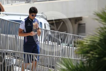 World © Octane Photographic Ltd. Formula 1 – Monaco GP - Setup. Williams Martini Racing FW41 – Lance Stroll. Monte-Carlo. Wednesday 23rd May 2018.