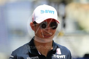 World © Octane Photographic Ltd. Formula 1 – Monaco GP - Setup. Sahara Force India VJM11 - Esteban Ocon. Monte-Carlo. Wednesday 23rd May