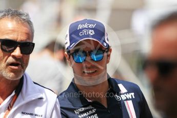 World © Octane Photographic Ltd. Formula 1 – Monaco GP - Setup. Sahara Force India VJM11 - Sergio Perez. Monte-Carlo. Wednesday 23rd May 2018.