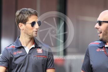 World © Octane Photographic Ltd. Formula 1 – Monaco GP - Setup. Haas F1 Team VF-18 – Romain Grosjean. Monte-Carlo. Wednesday 23rd May 2018.