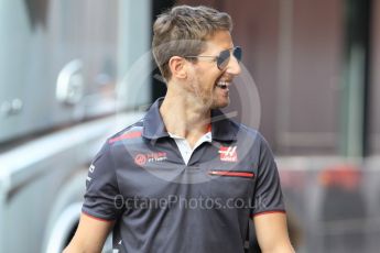 World © Octane Photographic Ltd. Formula 1 – Monaco GP - Setup. Haas F1 Team VF-18 – Romain Grosjean. Monte-Carlo. Wednesday 23rd May 2018.