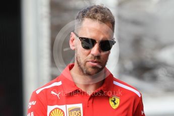 World © Octane Photographic Ltd. Formula 1 – Monaco GP - Setup. Scuderia Ferrari SF71-H – Sebastian Vettel. Monte-Carlo. Wednesday 23rd May 2018.