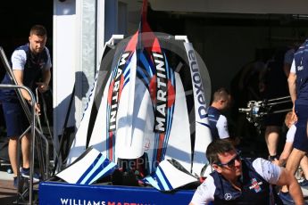 World © Octane Photographic Ltd. Formula 1 – Monaco GP - Setup. Williams Martini Racing FW41. Monte-Carlo. Wednesday 23rd May 2018.