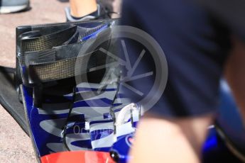 World © Octane Photographic Ltd. Formula 1 – Monaco GP - Setup. Scuderia Toro Rosso STR13. Monte-Carlo. Wednesday 23rd May 2018.