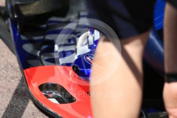 World © Octane Photographic Ltd. Formula 1 – Monaco GP - Setup. Scuderia Toro Rosso STR13. Monte-Carlo. Wednesday 23rd May 2018.