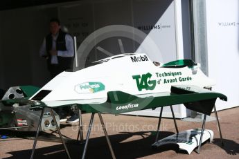 World © Octane Photographic Ltd. Formula 1 – Monaco GP - Setup. Williams FW07C. Monte-Carlo. Wednesday 23rd May 2018.