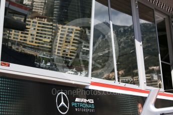 World © Octane Photographic Ltd. Formula 1 – Monaco GP - Setup. Mercedes AMG Petronas Motorsport AMG F1 W09 EQ Power+. Monte-Carlo. Wednesday 23rd May 2018.