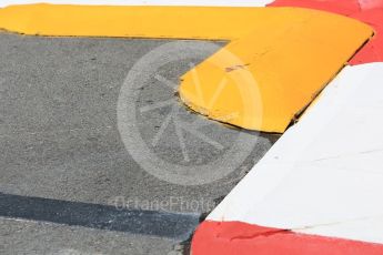 World © Octane Photographic Ltd. Formula 1 – Monaco GP - Setup. Swimming pool entry rumble strip. Monte-Carlo. Wednesday 23rd May 2018.