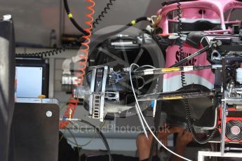 World © Octane Photographic Ltd. Formula 1 – Monaco GP - Setup. Sahara Force India. Monte-Carlo. Wednesday 23rd May 2018.