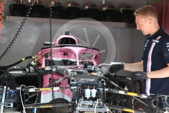 World © Octane Photographic Ltd. Formula 1 – Monaco GP - Setup. Sahara Force India. Monte-Carlo. Wednesday 23rd May 2018.