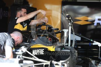 World © Octane Photographic Ltd. Formula 1 – Monaco GP - Setup. Renault Sport F1 Team RS18. Monte-Carlo. Wednesday 23rd May 2018.