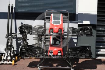 World © Octane Photographic Ltd. Formula 1 – Monaco GP - Setup. Haas F1 Team VF-18. Monte-Carlo. Wednesday 23rd May 2018.