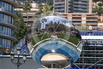 World © Octane Photographic Ltd. Formula 1 – Monaco GP - Setup. Reflections at Hotel Paris. Monte-Carlo. Wednesday 23rd May 2018.