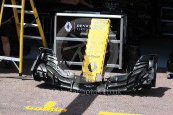 World © Octane Photographic Ltd. Formula 1 – Monaco GP - Setup. Renault Sport F1 Team RS18. Monte-Carlo. Wednesday 23rd May 2018.