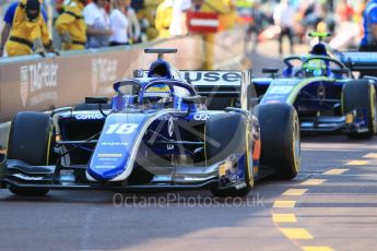 World © Octane Photographic Ltd. FIA Formula 2 (F2) – Monaco GP - Practice. Carlin - Sergio Sette Camara. Monte Carlo. Thursday 24th May 2018.