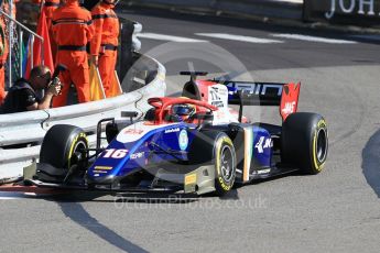 World © Octane Photographic Ltd. FIA Formula 2 (F2) – Monaco GP - Practice. Trident - Arjun Maini. Monte Carlo. Thursday 24th May 2018.