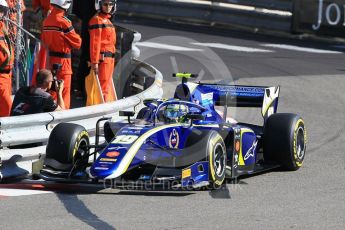 World © Octane Photographic Ltd. FIA Formula 2 (F2) – Monaco GP - Practice. Carlin - Lando Norris. Monte Carlo. Thursday 24th May 2018.