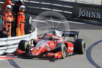 World © Octane Photographic Ltd. FIA Formula 2 (F2) – Monaco GP - Practice. Prema Powerteam - Sean Gelael. Monte Carlo. Thursday 24th May 2018.