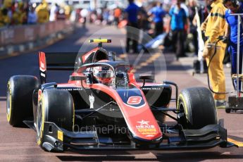 World © Octane Photographic Ltd. FIA Formula 2 (F2) – Monaco GP - Practice. ART Grand Prix - George Russell. Monte Carlo. Thursday 24th May 2018.