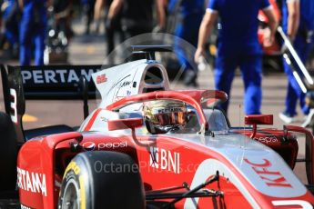 World © Octane Photographic Ltd. FIA Formula 2 (F2) – Monaco GP - Practice. Prema Powerteam - Sean Gelael. Monte Carlo. Thursday 24th May 2018.