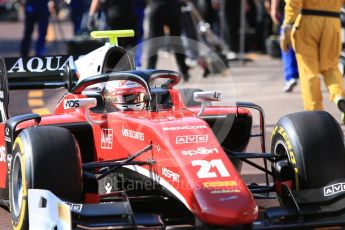 World © Octane Photographic Ltd. FIA Formula 2 (F2) – Monaco GP - Practice. Carouz - Antonio Fuoco. Monte Carlo. Thursday 24th May 2018.