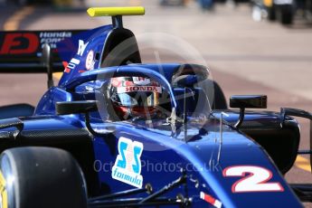 World © Octane Photographic Ltd. FIA Formula 2 (F2) – Monaco GP - Practice. Russian Time - Tadasuke Makino. Monte Carlo. Thursday 24th May 2018.