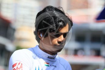 World © Octane Photographic Ltd. FIA Formula 2 (F2) – Monaco GP - Race 1. Trident - Arjun Maini. Monte Carlo. Friday 25th May 2018.