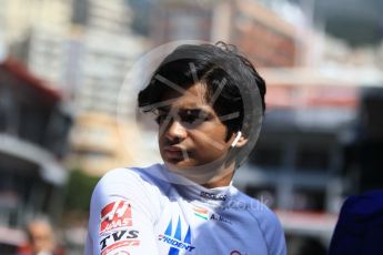 World © Octane Photographic Ltd. FIA Formula 2 (F2) – Monaco GP - Race 1. Trident - Arjun Maini. Monte Carlo. Friday 25th May 2018.