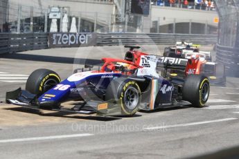 World © Octane Photographic Ltd. FIA Formula 2 (F2) – Monaco GP - Race 1. Trident - Arjun Maini. Monte Carlo. Friday 25th May 2018.