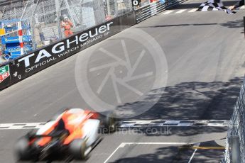 World © Octane Photographic Ltd. FIA Formula 2 (F2) – Monaco GP - Race 1. MP Motorsport - Roberto Merhi. Monte Carlo. Friday 25th May 2018.