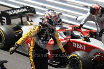 World © Octane Photographic Ltd. FIA Formula 2 (F2) – Monaco GP - Race 1 Parc Ferme. Russian Time - Artem Markelov. Monte Carlo. Friday 25th May 2018