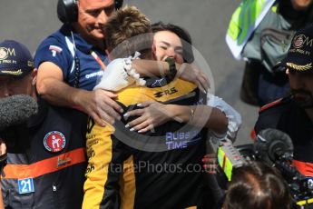 World © Octane Photographic Ltd. FIA Formula 2 (F2) – Monaco GP - Race 1 Parc Ferme. Russian Time - Artem Markelov. Monte Carlo. Friday 25th May 2018