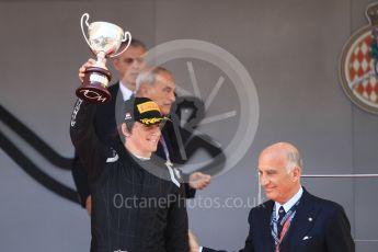 World © Octane Photographic Ltd. FIA Formula 2 (F2) – Monaco GP - Race 1 Podium. MP Motorsport - Roberto Merhi. Monte Carlo. Friday 25th May 2018.